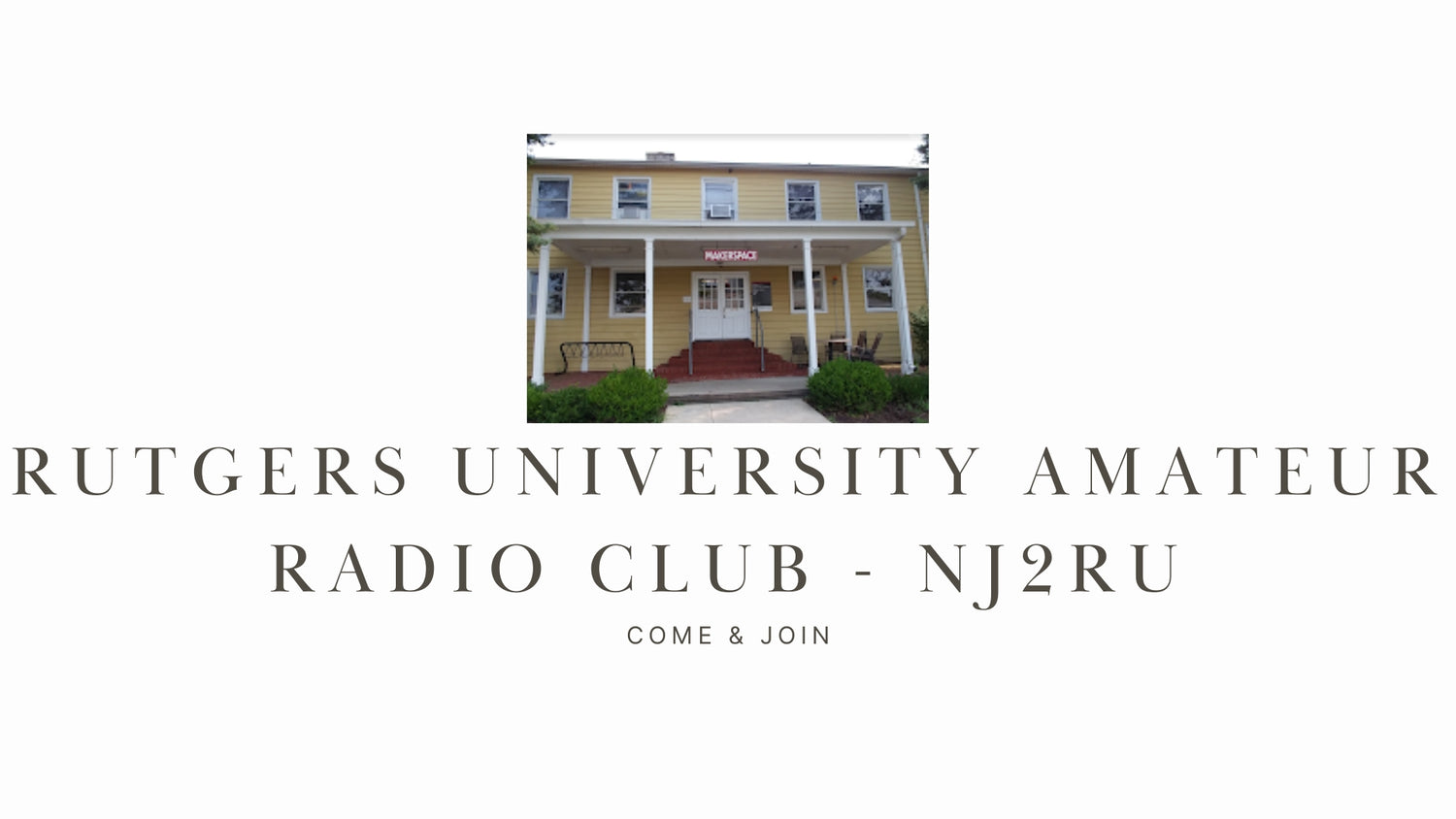 Rutgers University Amateur Radio Club - NJ2RU