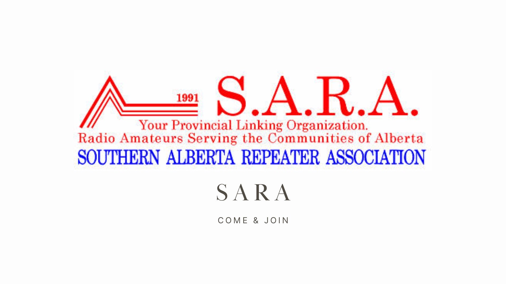 Connect and Contribute with Southern Alberta Repeater Association (SARA)!