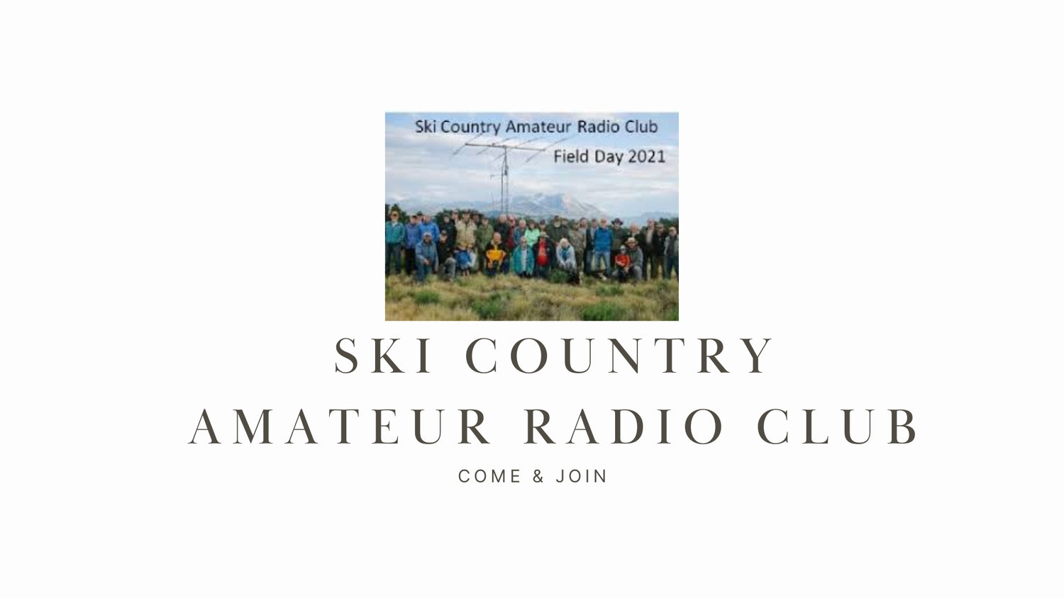 Explore the World of Ham Radio with SKI COUNTRY AMATEUR RADIO CLUB (K0RV)