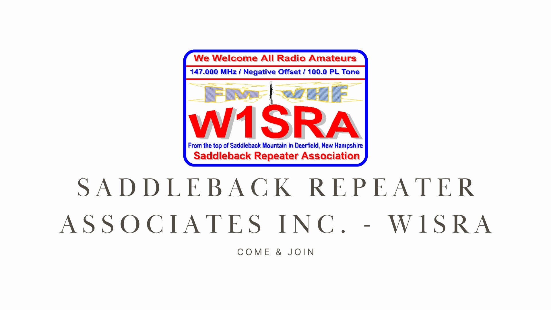 Saddleback Repeater Associates Inc. - W1SRA