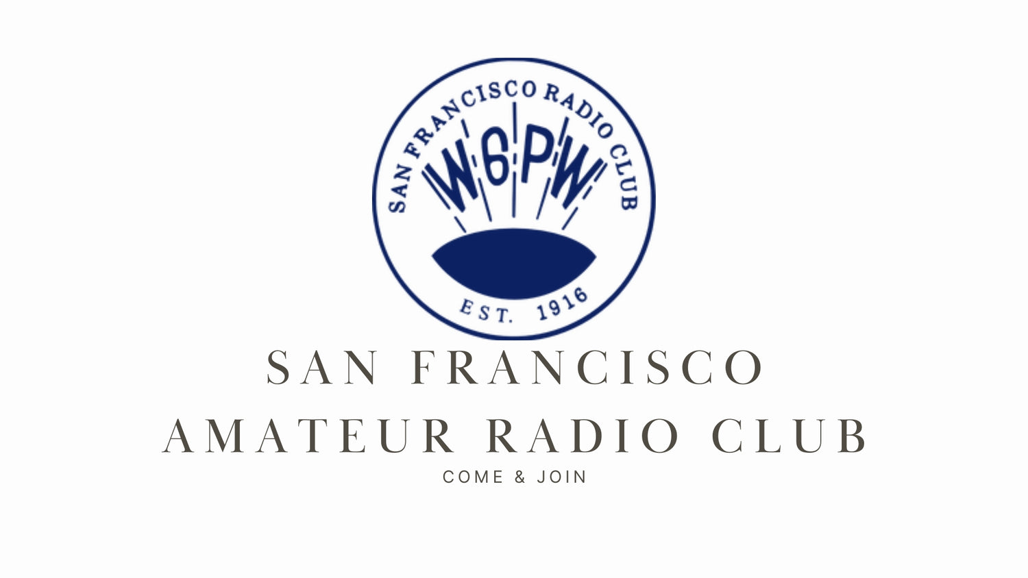 San Francisco Amateur Radio Club: A Legacy of Community and Service