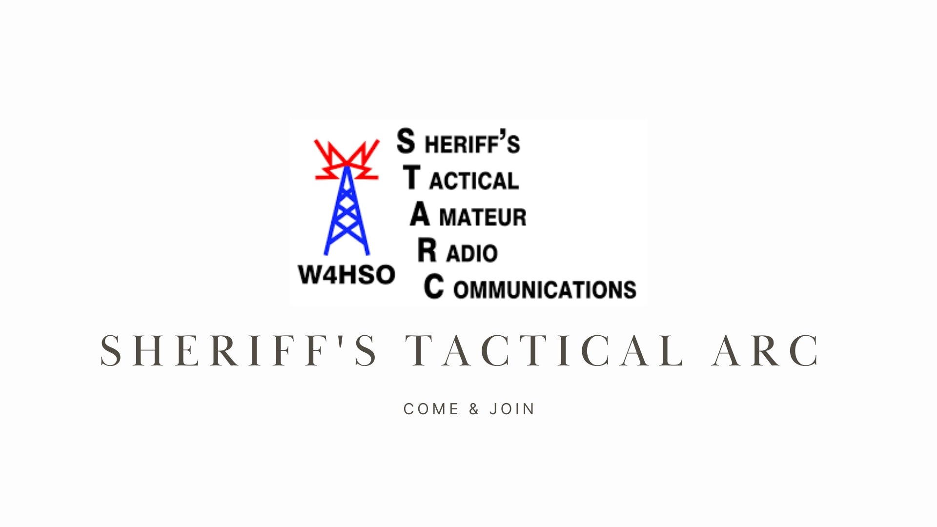 Sheriff's Tactical ARC (W4HSO): Public Service Focused Volunteer Group in Tampa