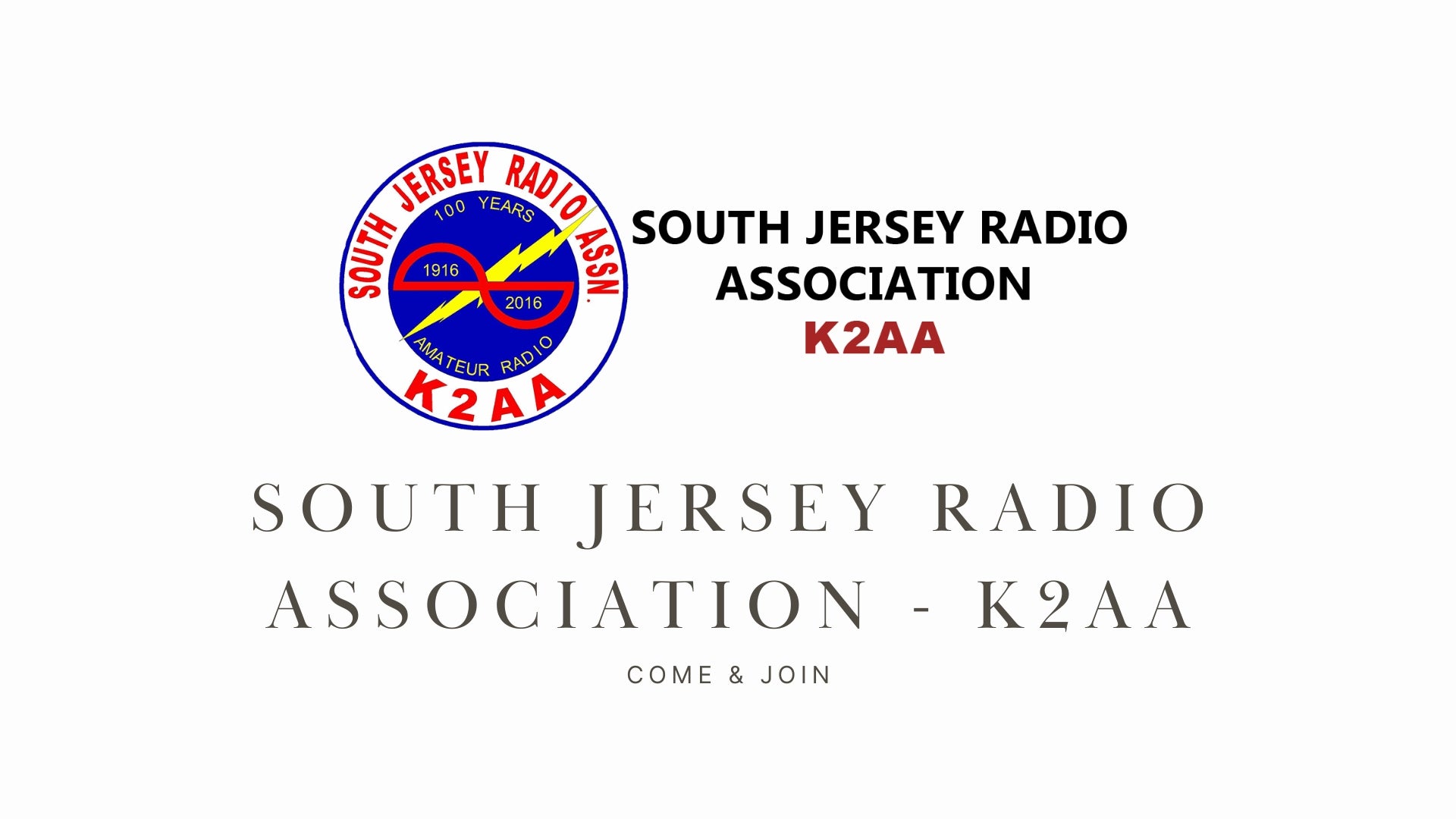 South Jersey Radio Association - K2AA