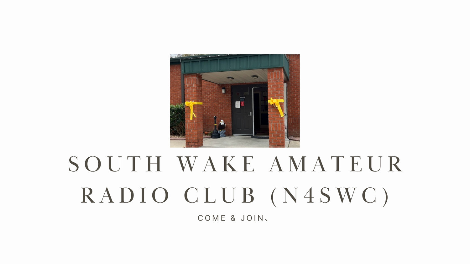 South Wake Amateur Radio Club (N4SWC)