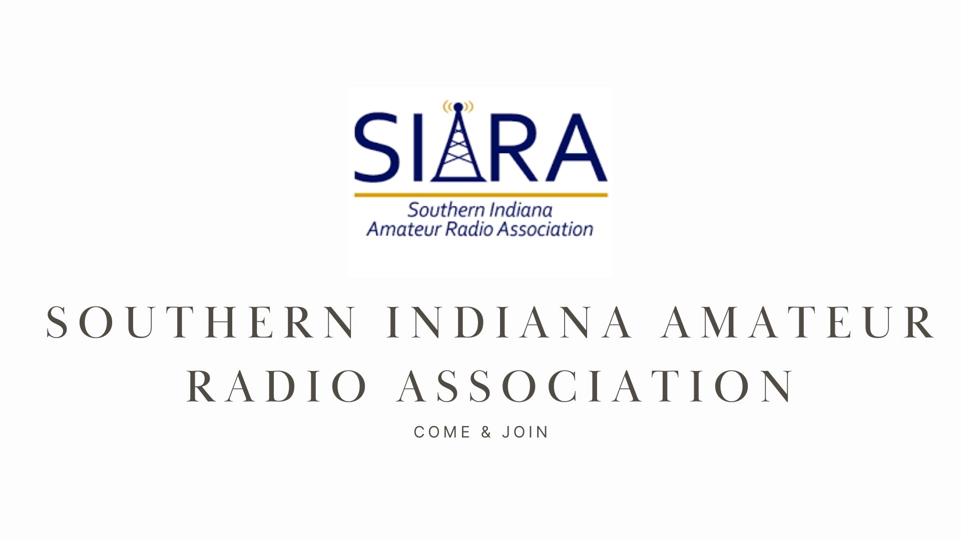 Connecting Southern Indiana Hams: Southern Indiana Amateur Radio Association (N9SIA)