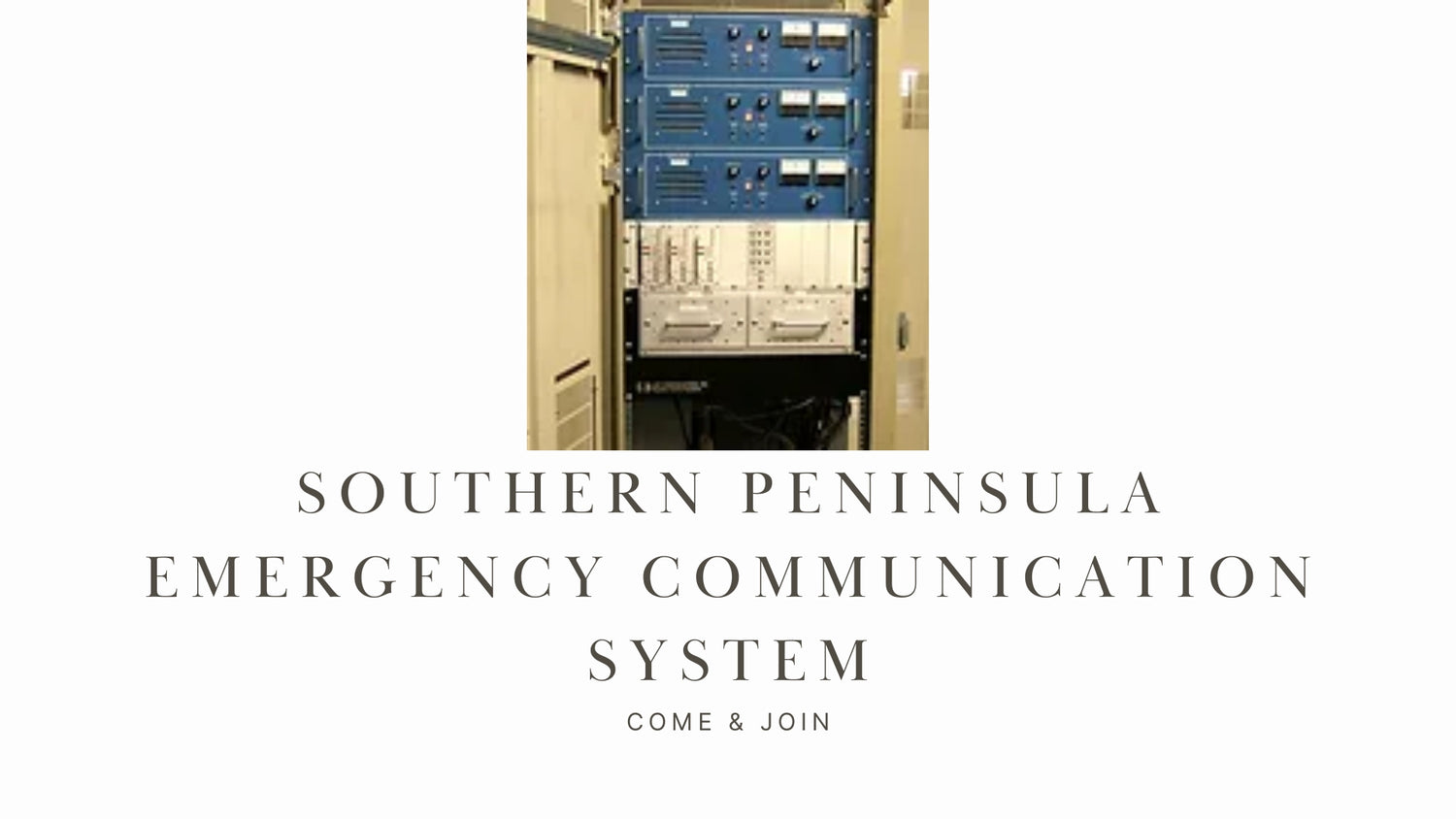 Southern Peninsula Emergency Communication System: Ready to Serve