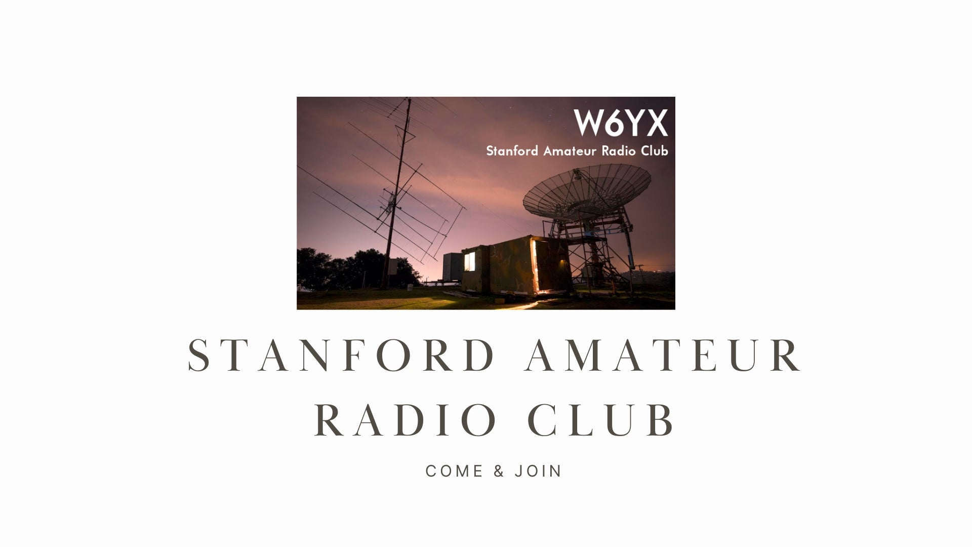 Stanford Amateur Radio Club: Bridging Innovation and Communication