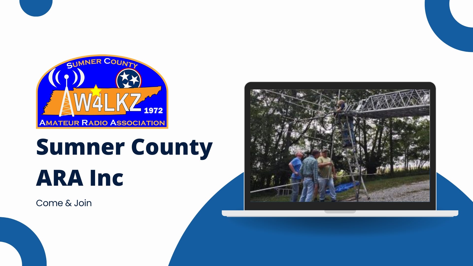 Connecting with the Sumner County ARA Inc (W4LKZ)