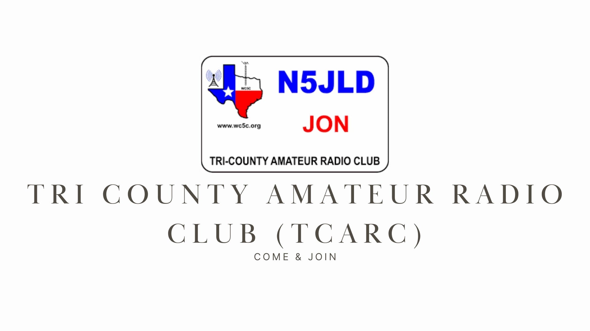 Tri County Amateur Radio Club (TCARC)