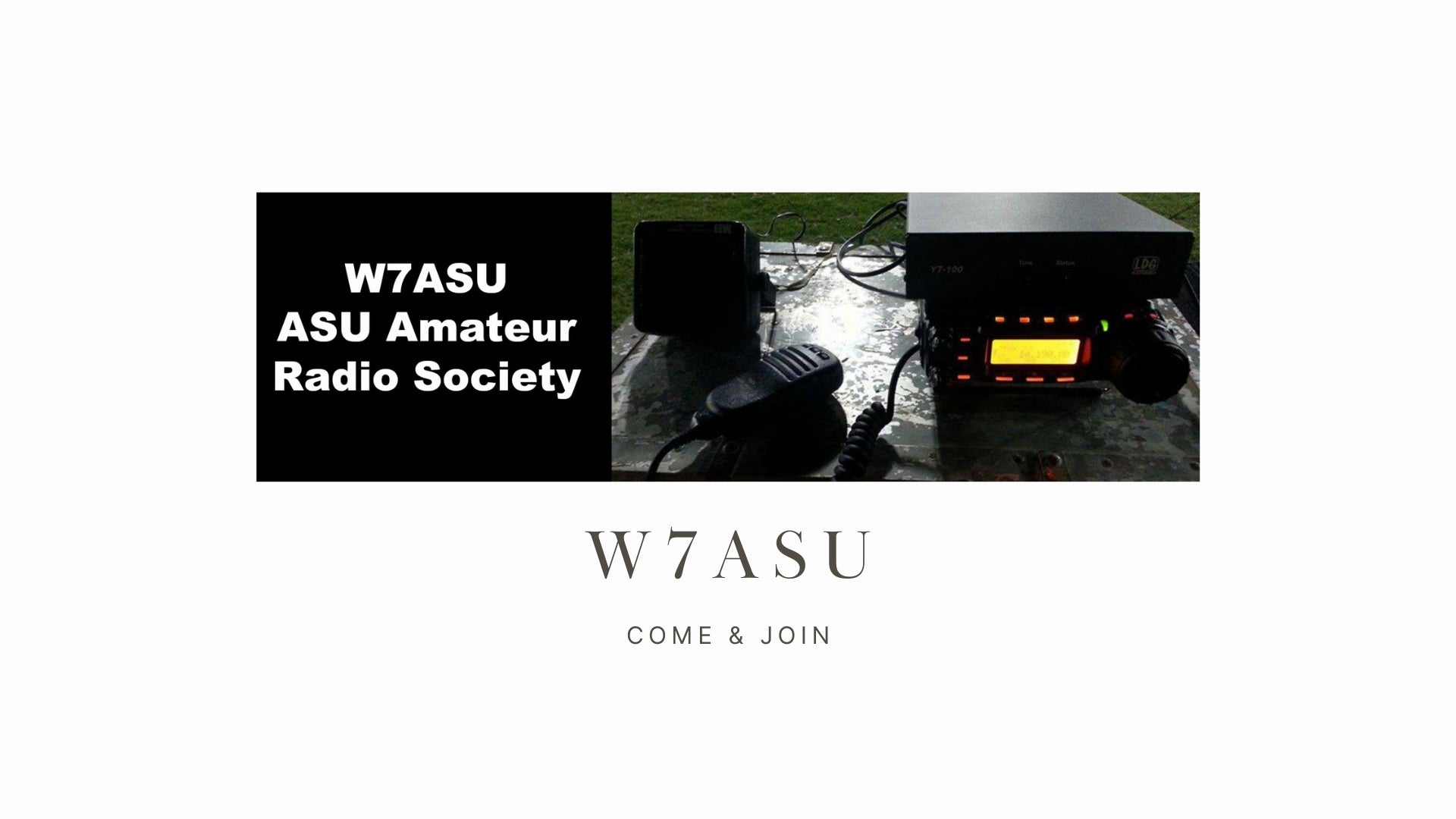 W7ASU Amateur Radio Society at AZ State Univ.: Fostering Radio Enthusiasm at Arizona State University