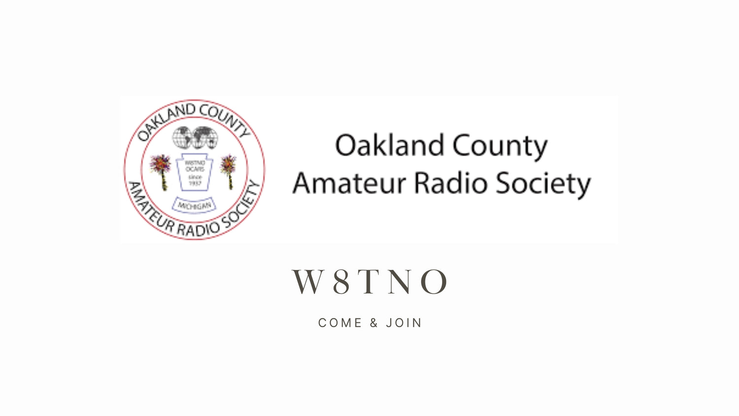 Dive into the World of Ham Radio with the Oakland County Amateur Radio Society (W8TNO)!