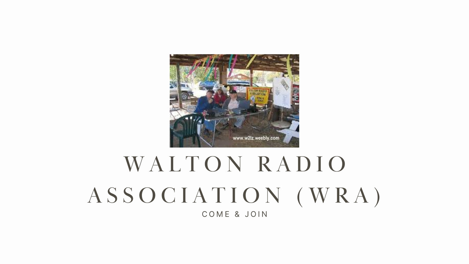 Exploring Radio Horizons with the Walton Radio Association