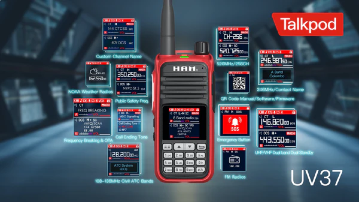 UV37 Multi-Function Multi-Bander with Color Display
