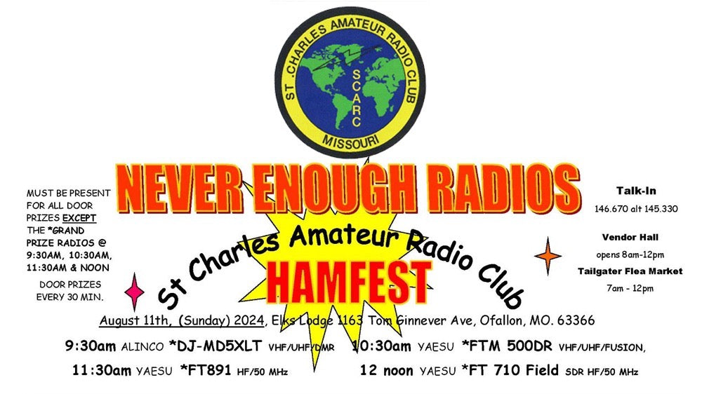 Never Enough Radios - SCARC 2024 Hamfest