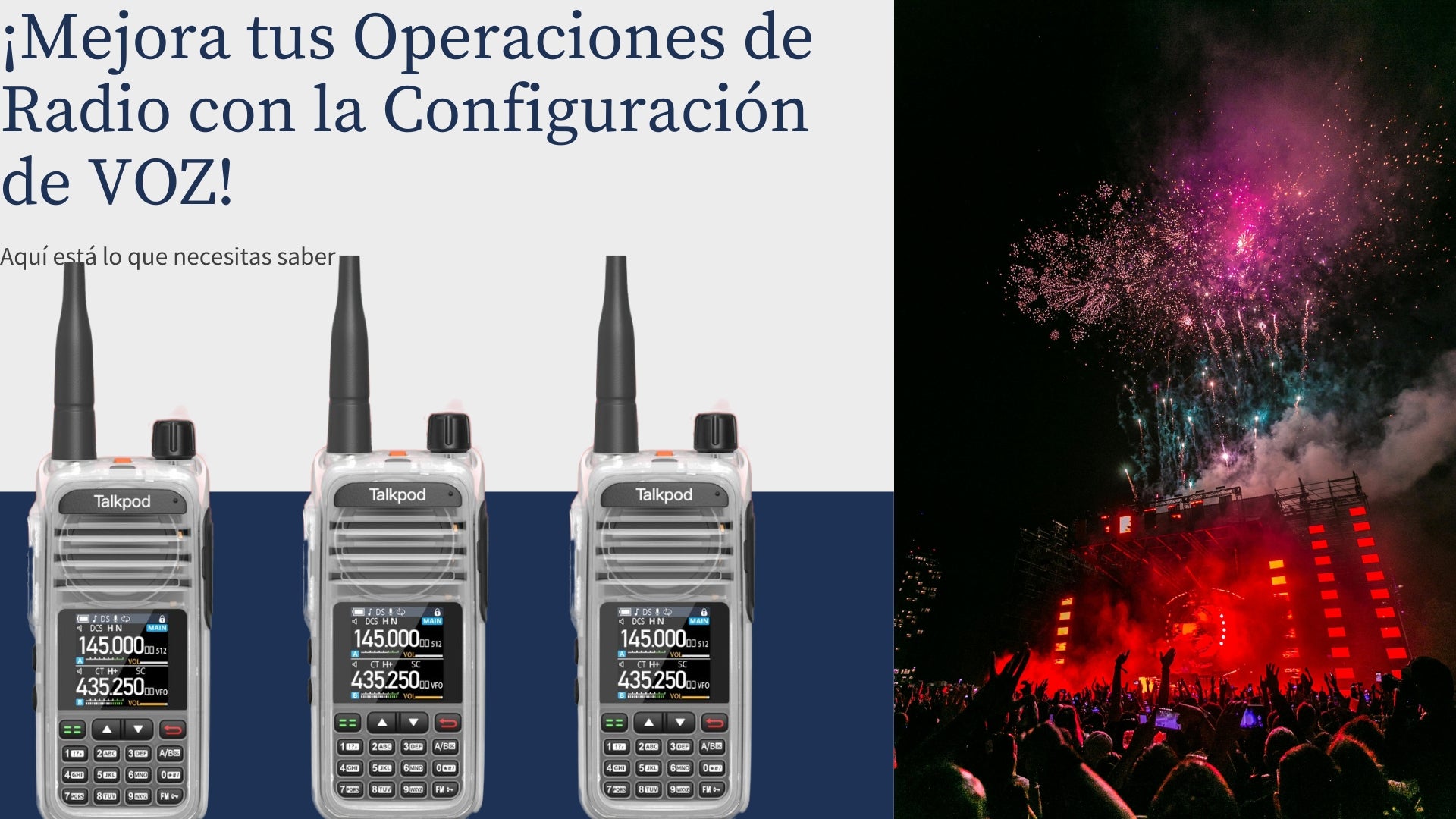 Mejora tus Operaciones de Radio con la Configuración de VOICE