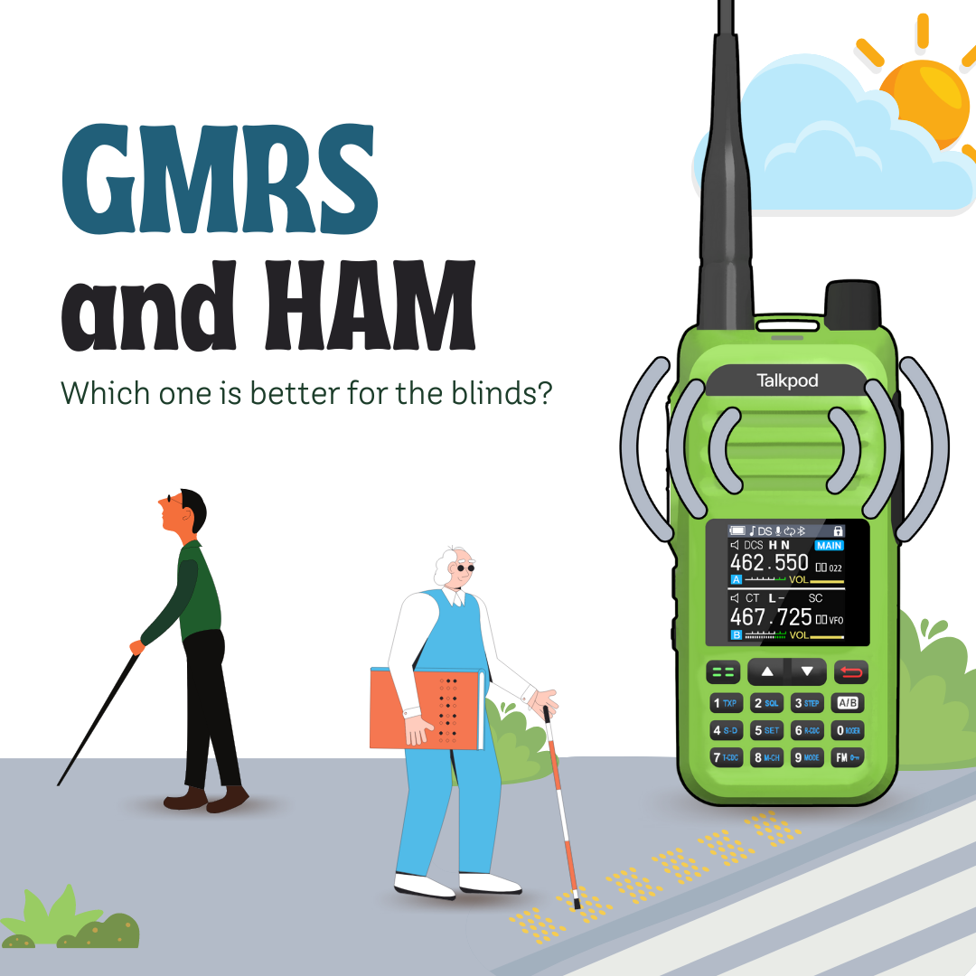 Discovering the Versatility of GMRS Radios: Meeting the Needs of Various Users Including the Visually Impaired