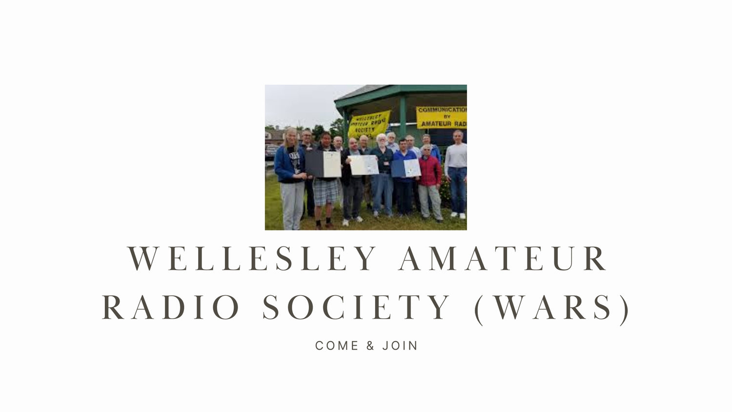 Wellesley Amateur Radio Society (WARS)