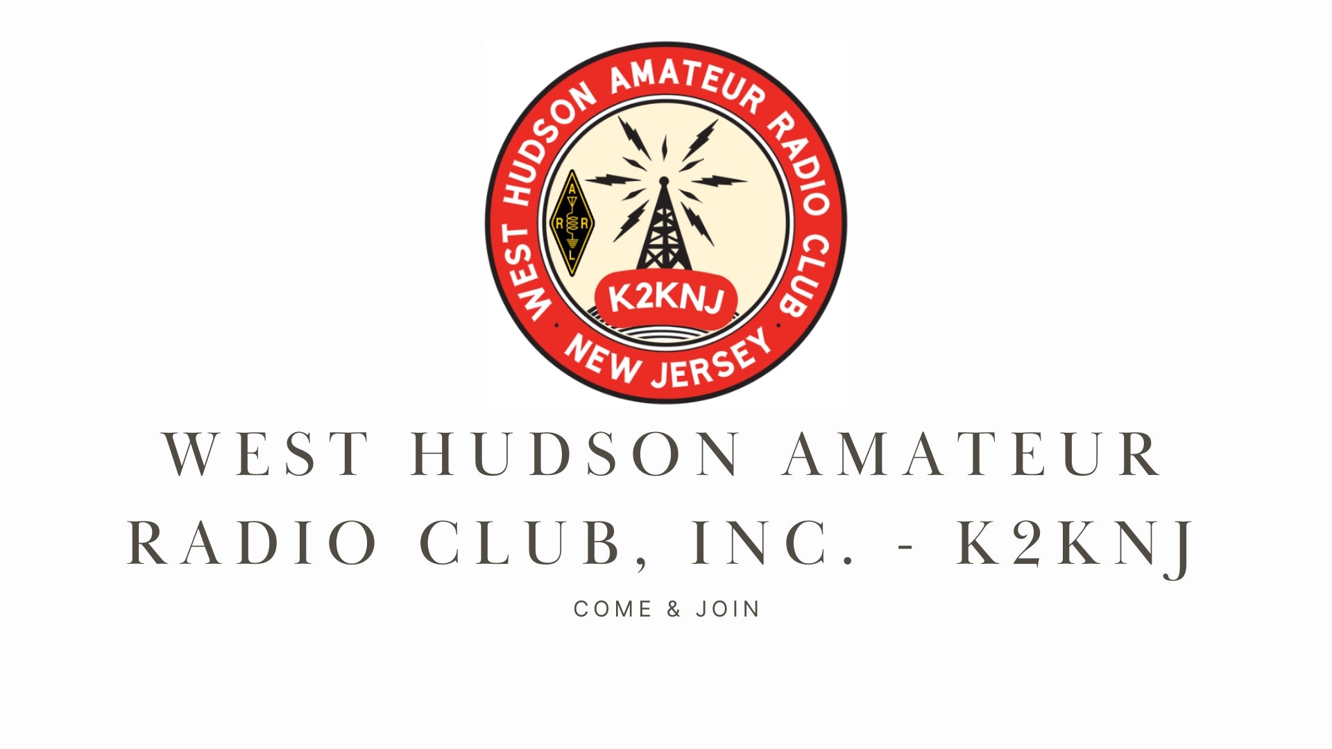West Hudson Amateur Radio Club, Inc. - K2KNJ