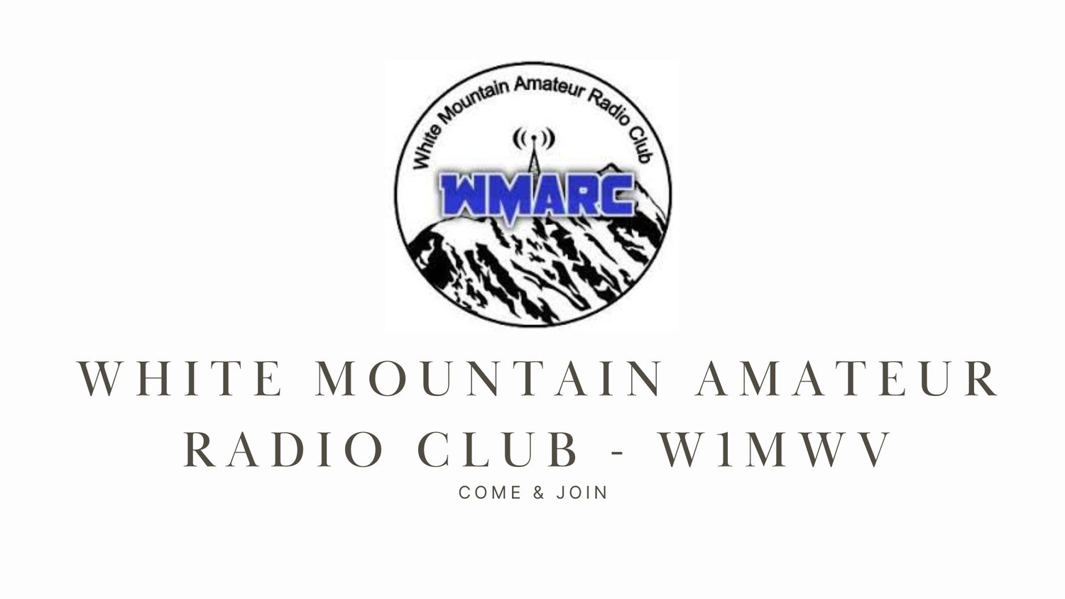 White Mountain Amateur Radio Club - W1MWV