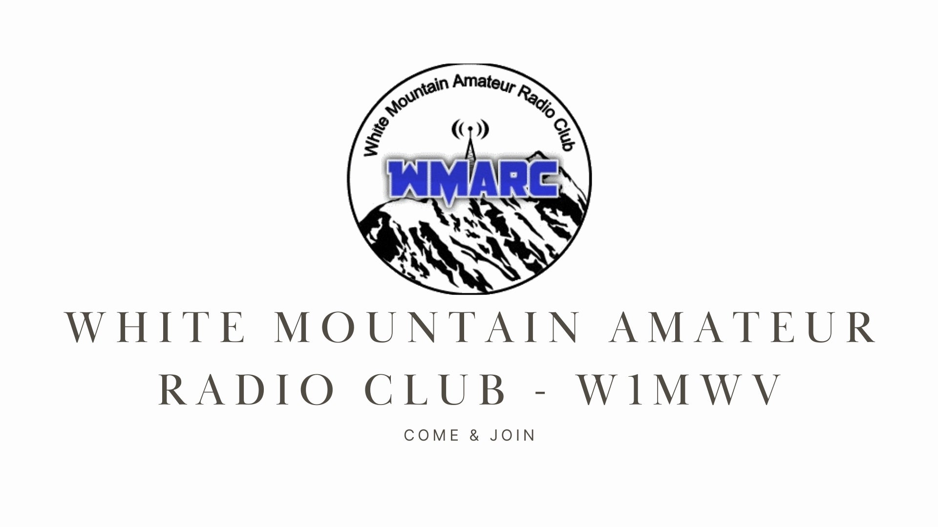 White Mountain Amateur Radio Club - W1MWV