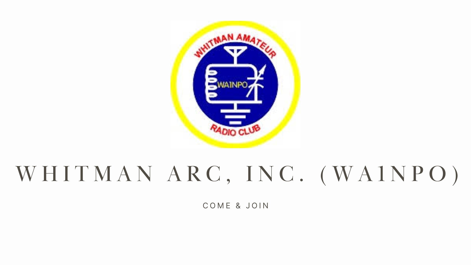 Whitman ARC, Inc. (WA1NPO)