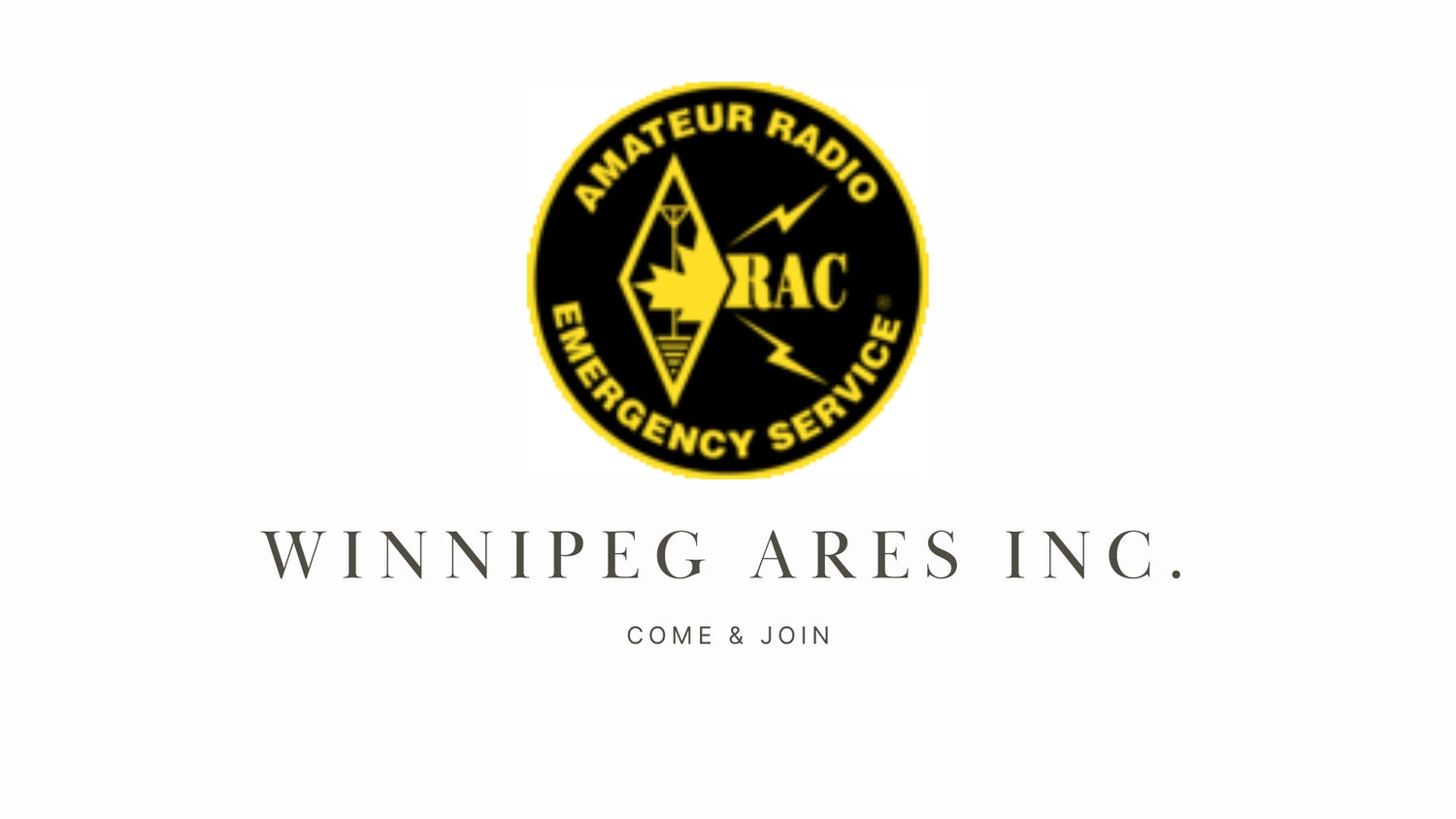 Winnipeg ARES Inc. - Your Link to Emergency Communications