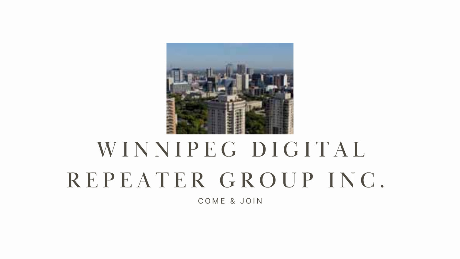 Winnipeg Digital Repeater Group Inc. - Your Gateway to Digital Communication