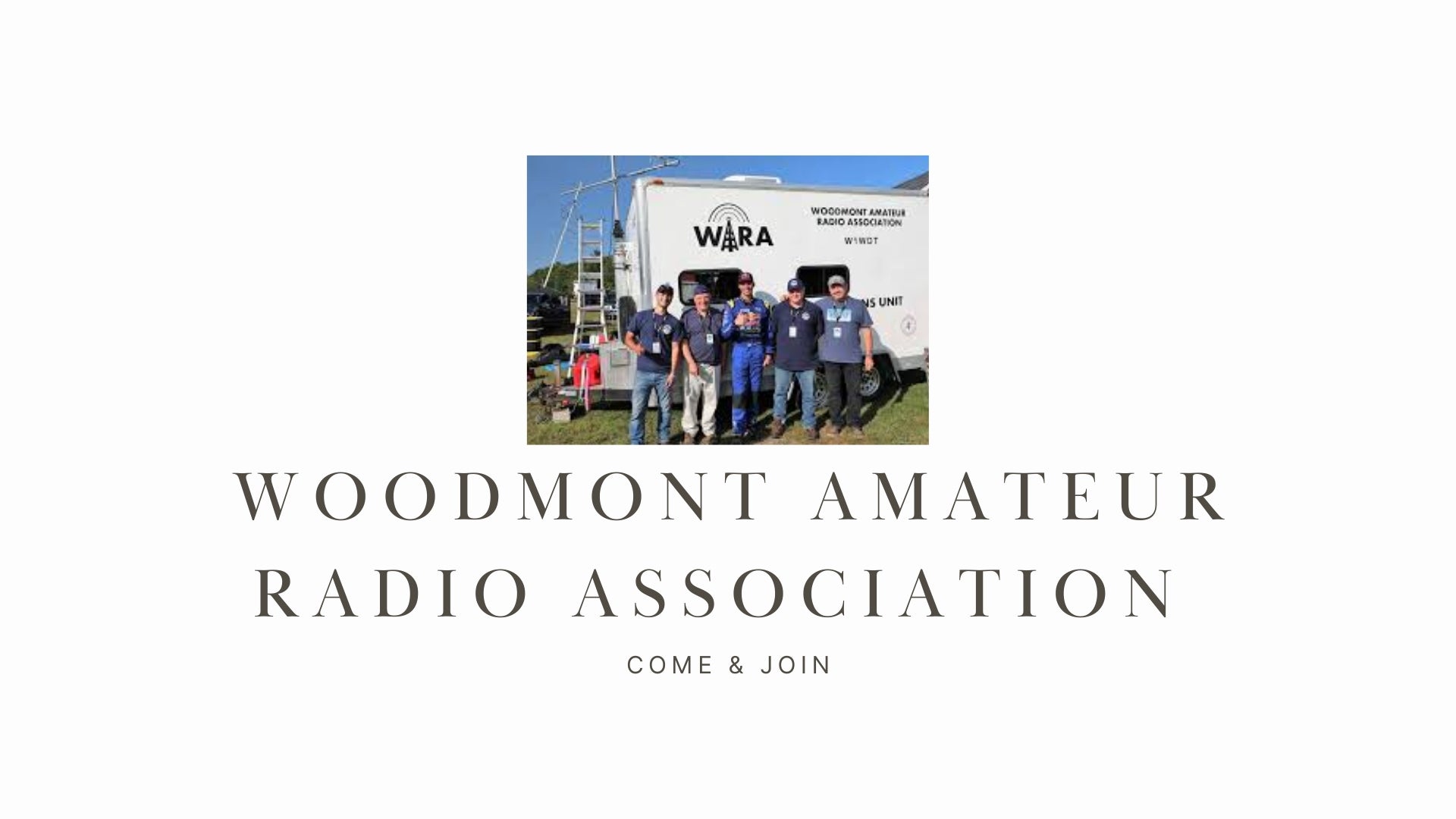 Explore Ham Radio with Diverse Opportunities: Woodmont Amateur Radio Association (W1WDT)