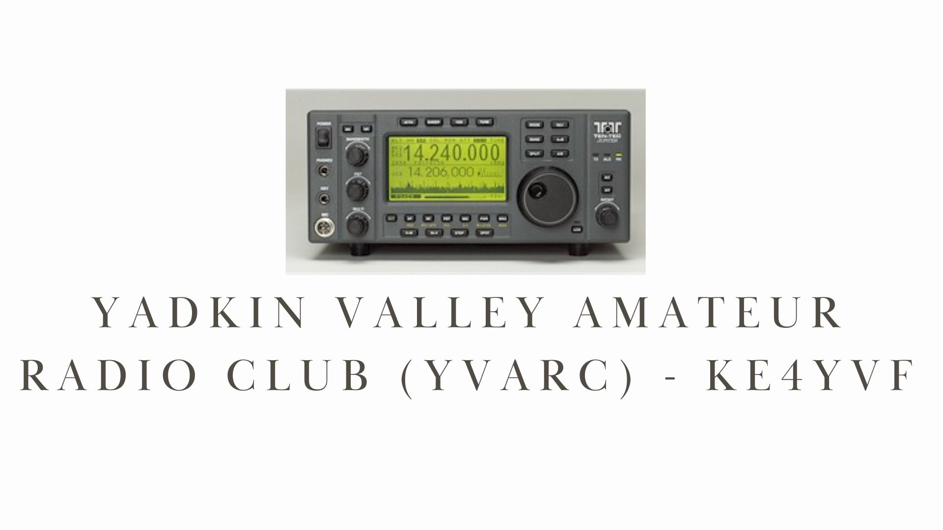 Yadkin Valley Amateur Radio Club (YVARC) - KE4YVF