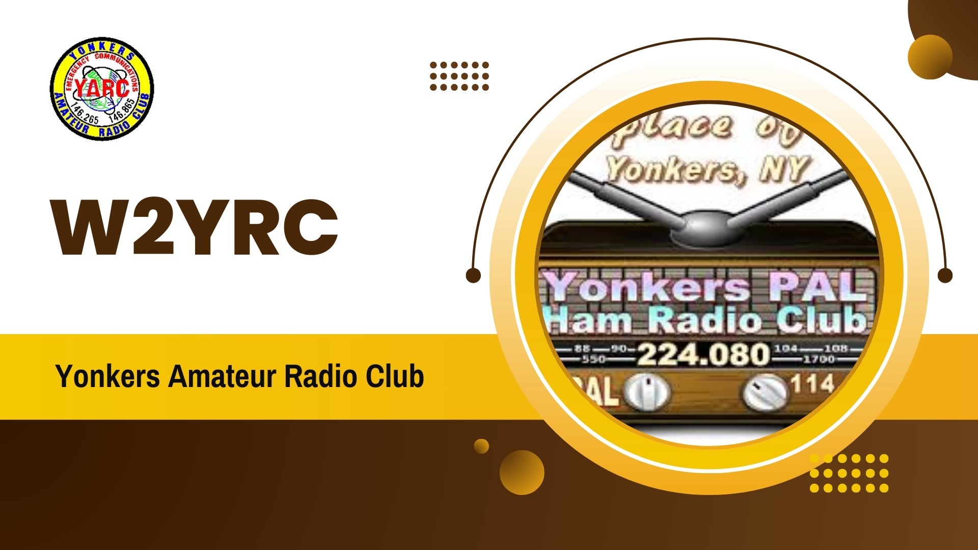 Yonkers Amateur Radio Club (W2YRC): Serving the New York Metro Area