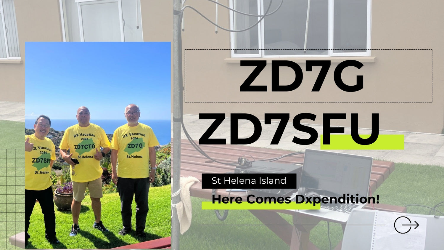 ZD7G & ZD7SFU – St Helena Island