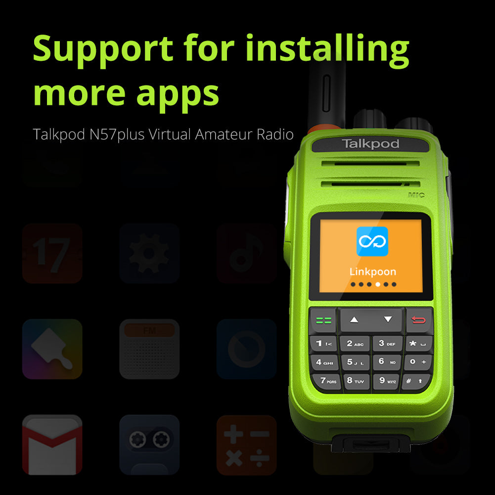 TALKPOD® N57PLUS VIRTUAL AMATEUR SMART LTE HANDHELD