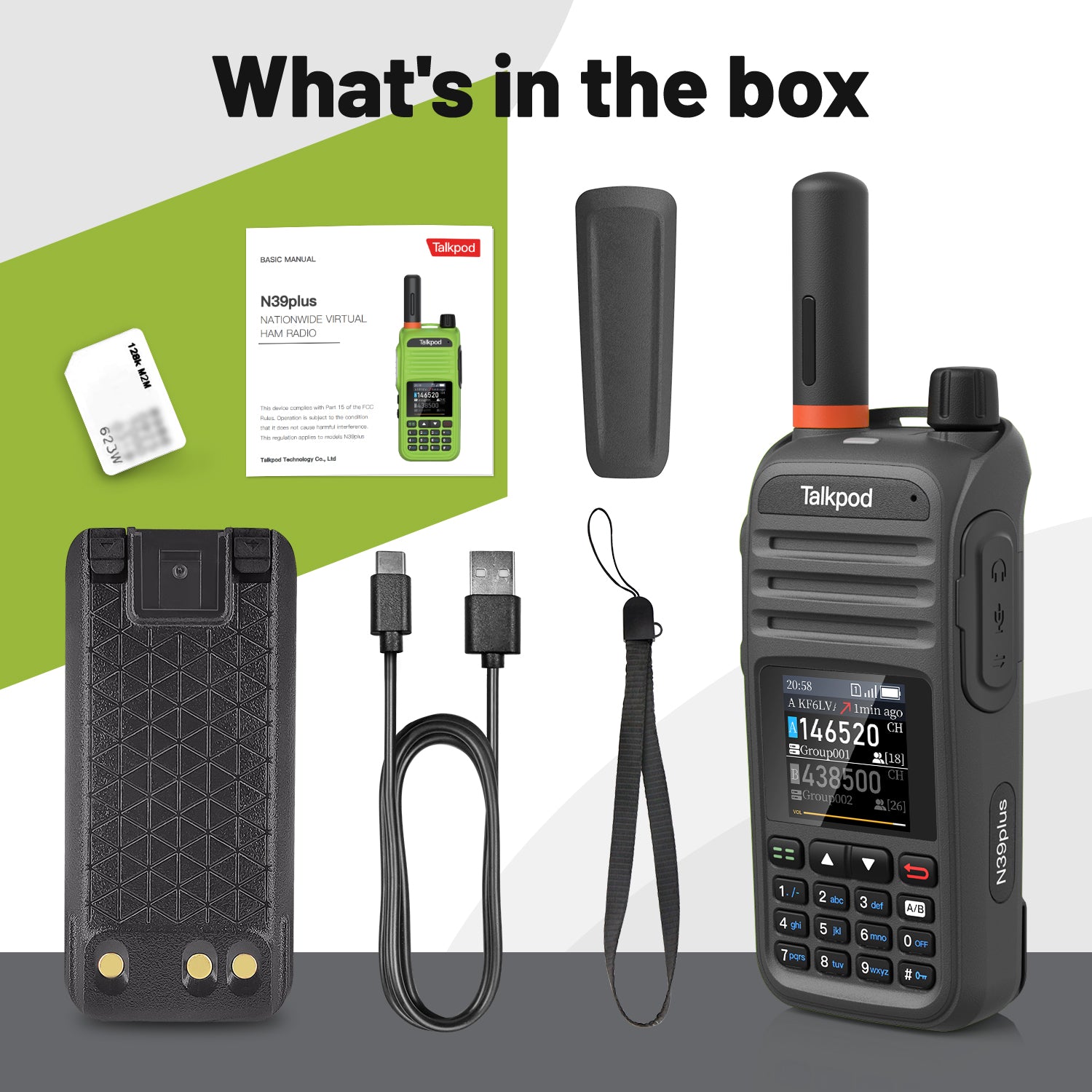 Talkpod® N39plus Nationwide Virtual HAM Radio