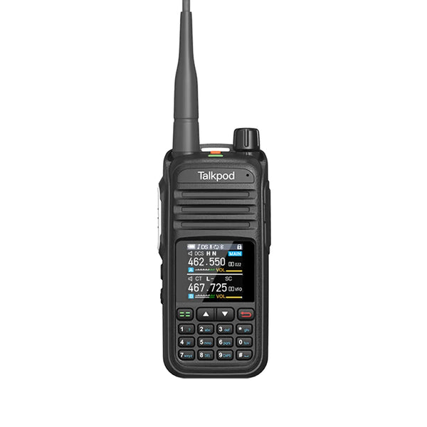 Talkpod® A36Plus (Black) GMRS Amateur Ham Two-Way Radio 512