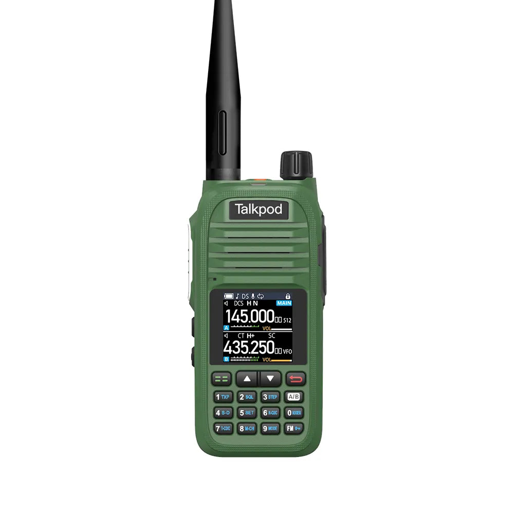 Talkpod® A36SE UHF/VHF Dual-Band Portable Transceiver - 256 Channel, 5W Output