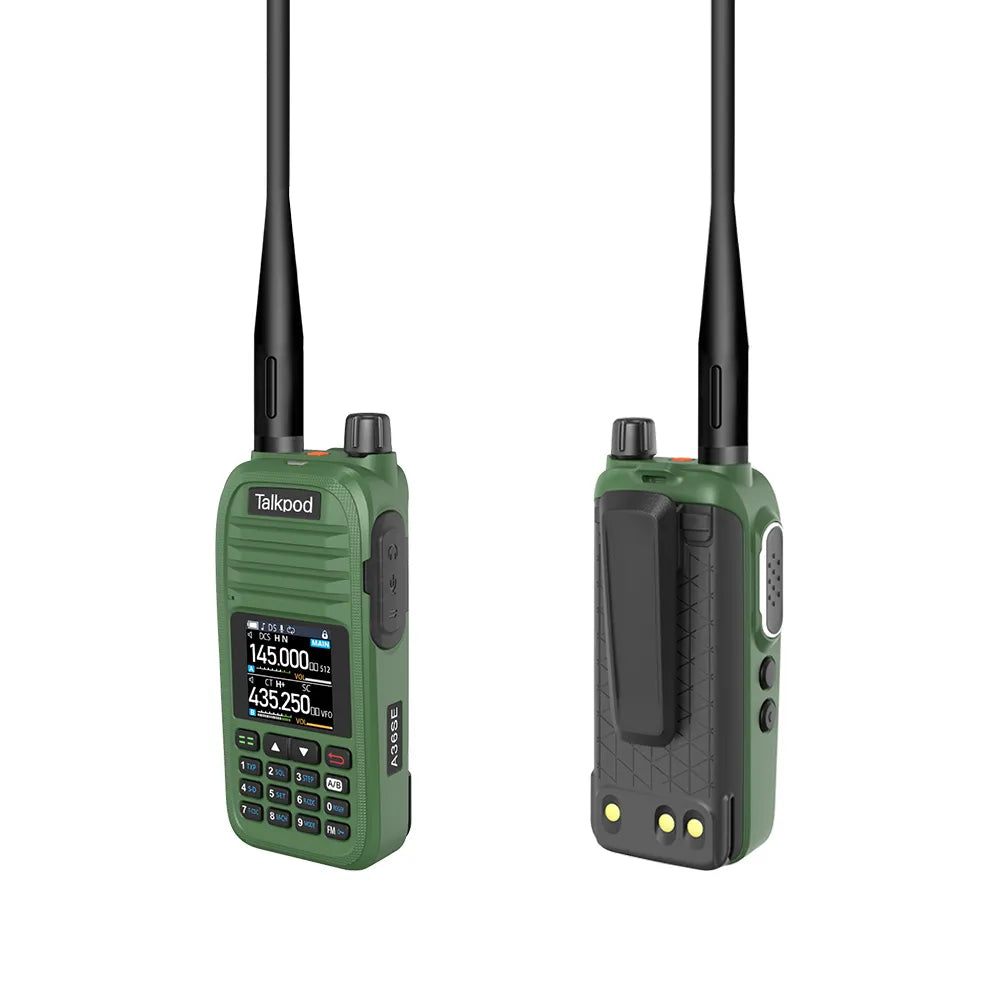 Talkpod® A36SE UHF/VHF Dual-Band Portable Transceiver - 256 Channel, 5W Output