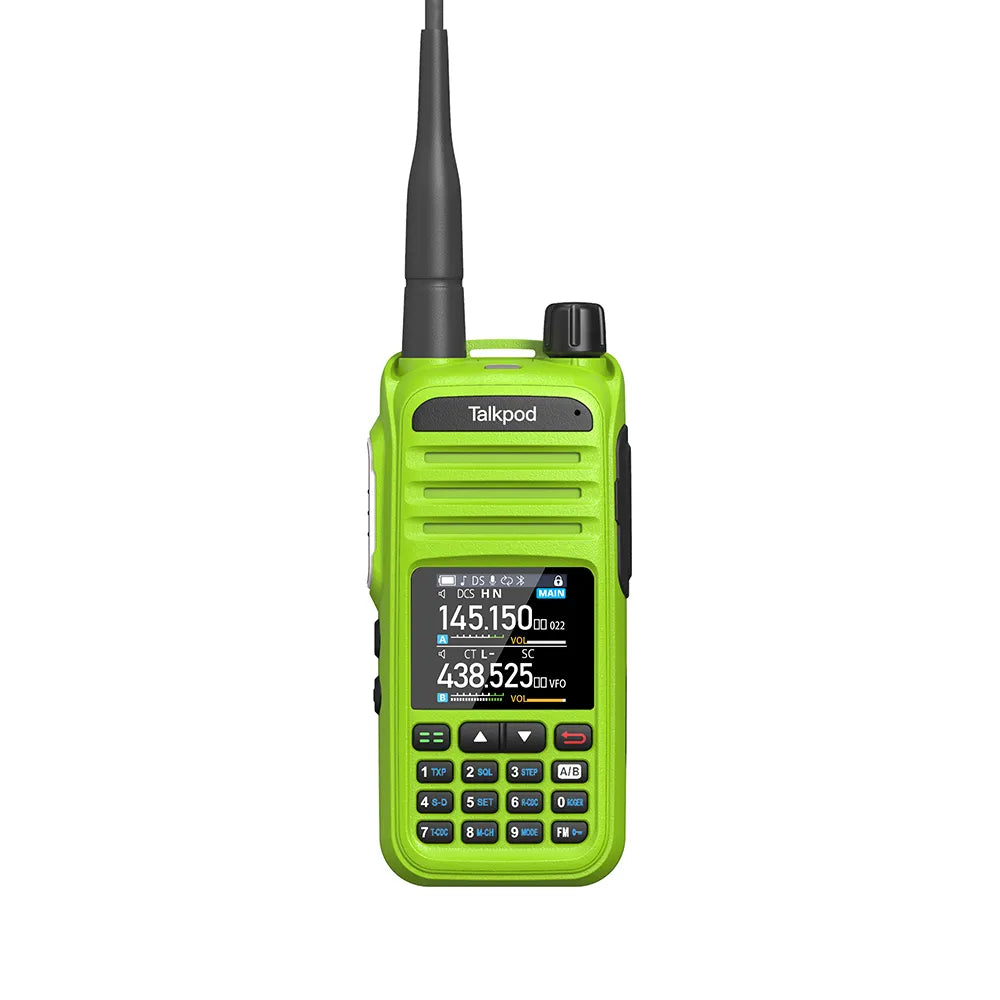 Talkpod® A36Plus GMRS Amateur Ham Two-Way Radio 512 Channel, 5W, 7-Ban–  TalkpodOnline